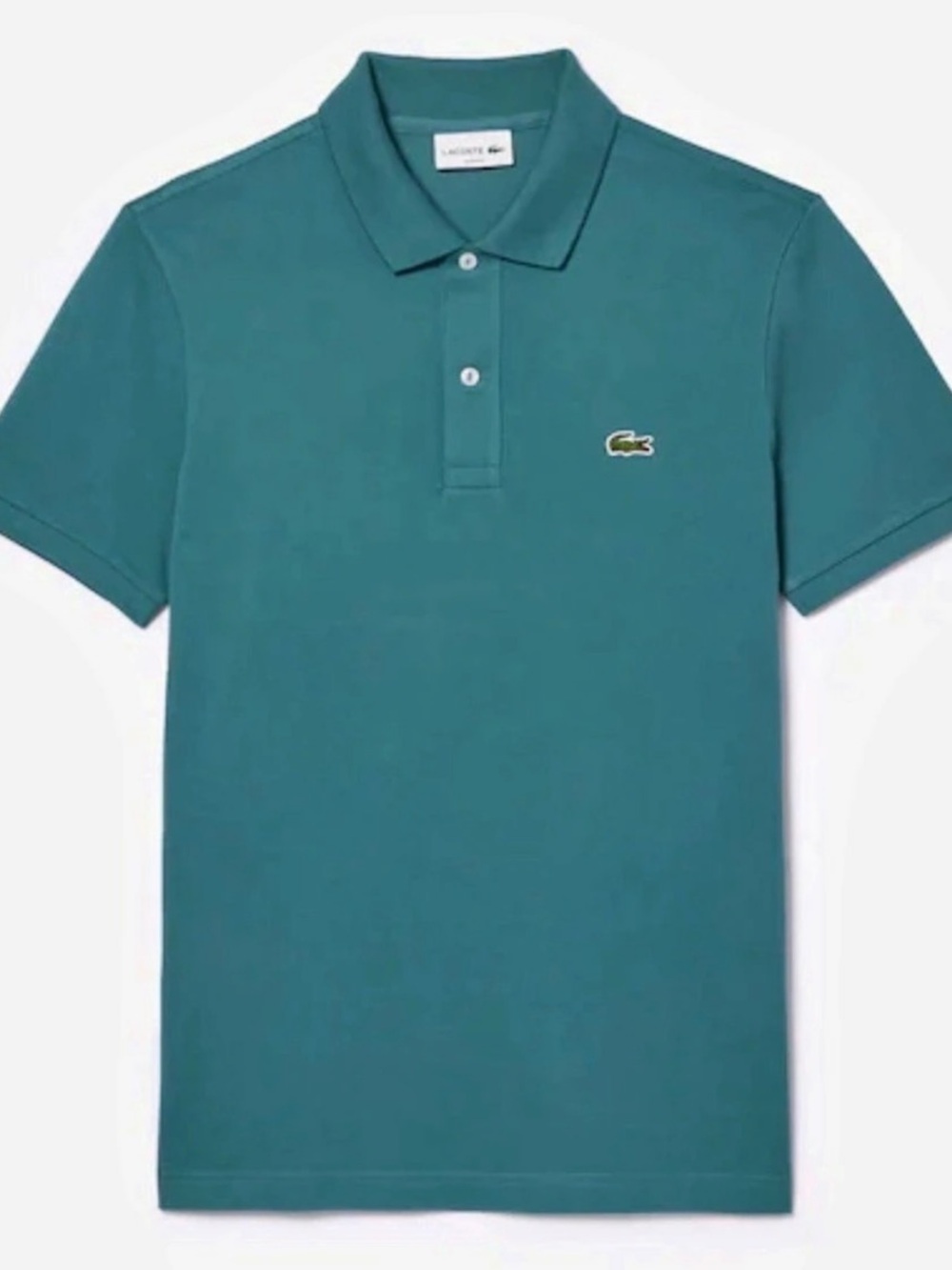 Lacoste Classic Fit Original Polo Shirt Men's Short Sleeve Polo in Blue/green